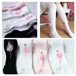 Бесплатная Доставка 1 шт. для девочек колготки для девочек кружевное платье с цветочным рисунком Колготки для новорождённых Танцы Обувь