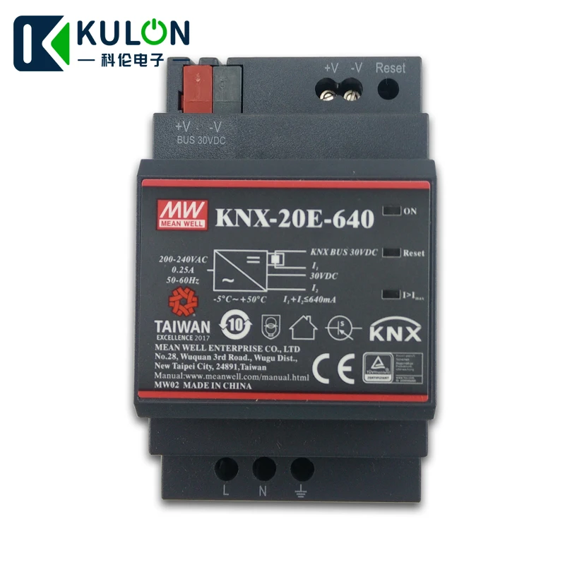 MEAN WELL KNX-20E-640 640mA 30Vdc 20 Вт meanwell KNX источник питания KNX-20E со встроенным дросселем