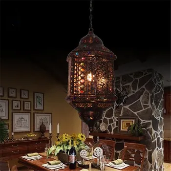 

American Style Simple Restaurant Pendant Light Personality Cafe Livingroom Stairs Aisle Corridor Balcony Lamp Free Shipping