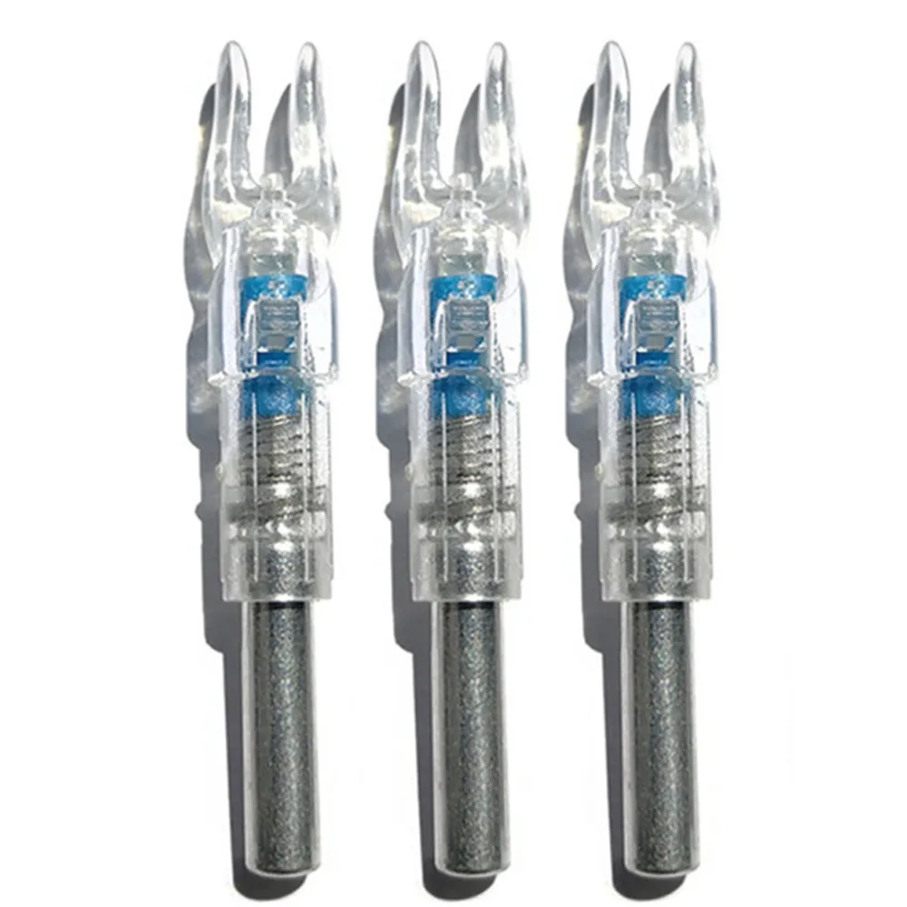 3pcs Automatically Lighted Arrow Nock Bow String Activated LED Lighted