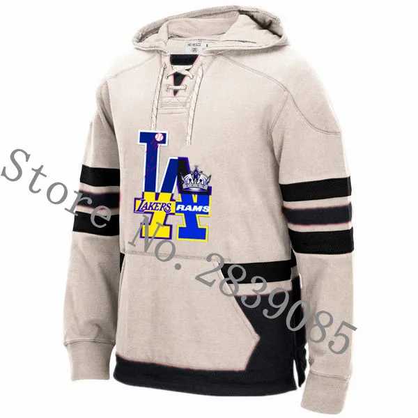 New Designs Winter Los Angeles Jerseys Hoodies Custom La Logo Dodgers Lakers Kings Rams Team Player Any Name Number Sweatshirts Hoodies Sweatshirts Aliexpress