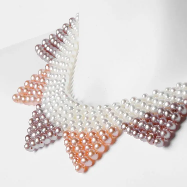 Freshwater pearl necklace and Korean pearl wholesale Dickie star with a high-end custom jewelry