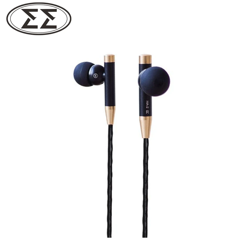 

2016 Original Hisound HA-2 Balanced Armature In Ear Earphone Metal Earbud HiFi BA In Ear Headset Good than LZ Earphone