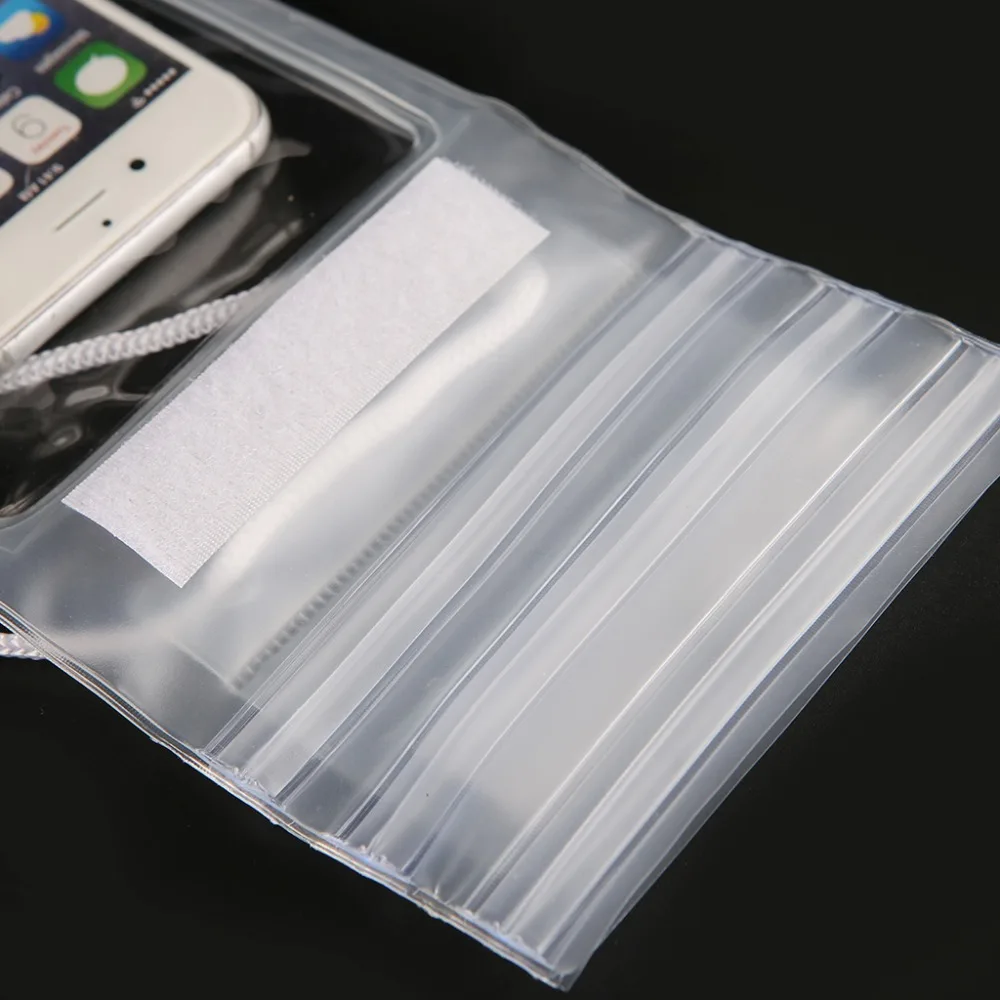 Сильный 3 Слои запечатывания сумки для плавания Водонепроницаемый мешок для смартфона сумка Сумки для дайвинга для iPhone Карманный чехол для samsung Xiaomi htc