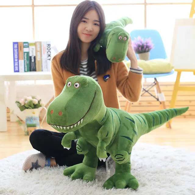 Динозавр плюшевые игрушки Юрского периода большой тиранозавр моделирования с принтом динозавра парк развлечений игрушки для детей