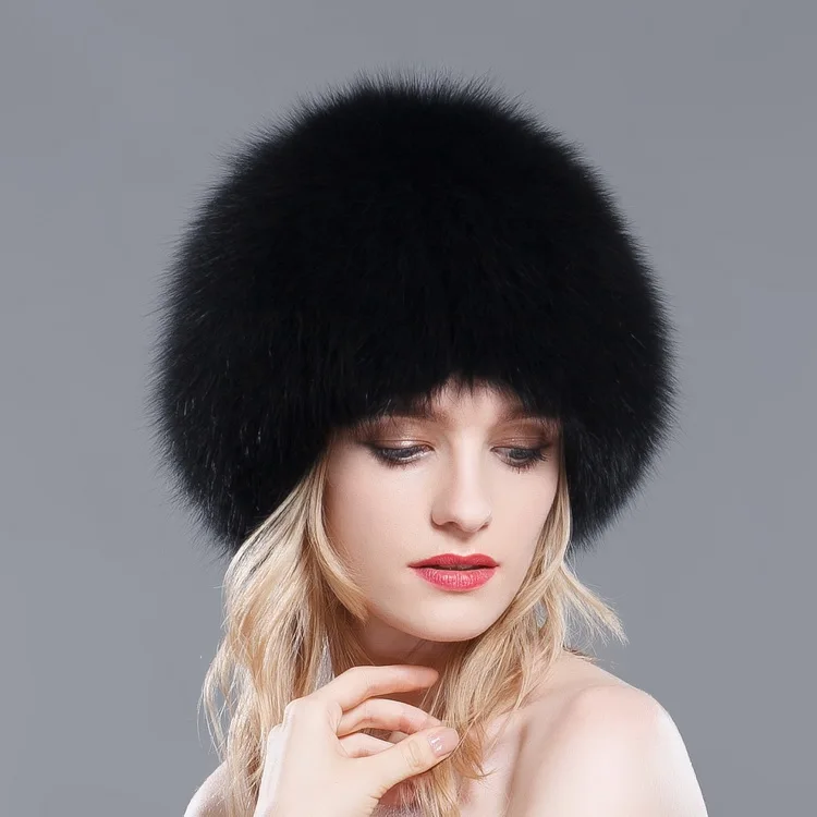 Новинка года, лучшее качество, зимние шапки из натурального меха лисы для женщин, шапка из меха серебристой лисы белого цвета, хороший подарок, розничная, шапка из меха норки
