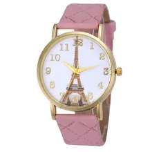 Women Watches Mens reloj mujer montre femme High Quality Dropshipping Noble Paris Women Faux Leather Analog Quartz Wrist Watch4*