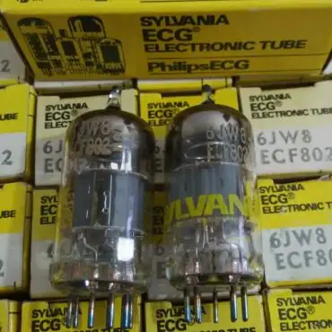 

2PCS SYLVANLA tube 6JW8 ECF802 generation 6U8A 6F2 ECF82