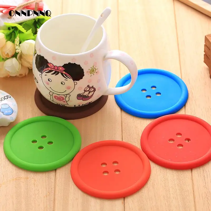 الإبداعية أزرار كوستر قطع قماش توضع تحت الأغراض المختلفة مصنوعة من الكلوريد متعدد الفينيل لوحة عزل حراري من السيليكون لجدول شرب الوقايات اك...