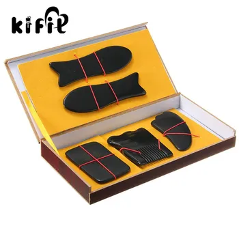 

KIFIT Convenient 5Pcs Chinese Traditional Body Care Scraping Guasha Board Acupuncture Massage Tool Health Care Tool