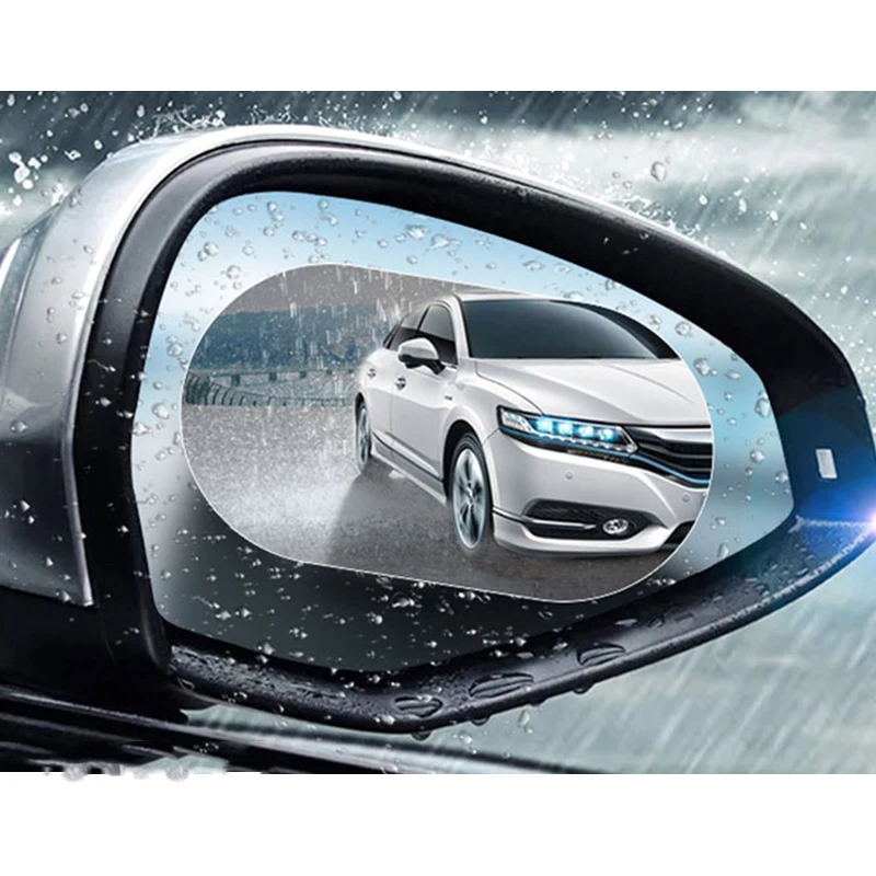 

Car Rearview Mirror Protective Film Anti Fog Film Window Clear Rainproof Rear View Mirror Protective Anti Rain Film Car Stickers