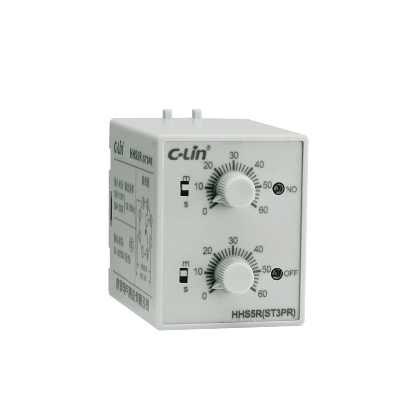 

HHS5R Electronics Type Time Relay ST3PR 60S/60M AC110V/AC220V