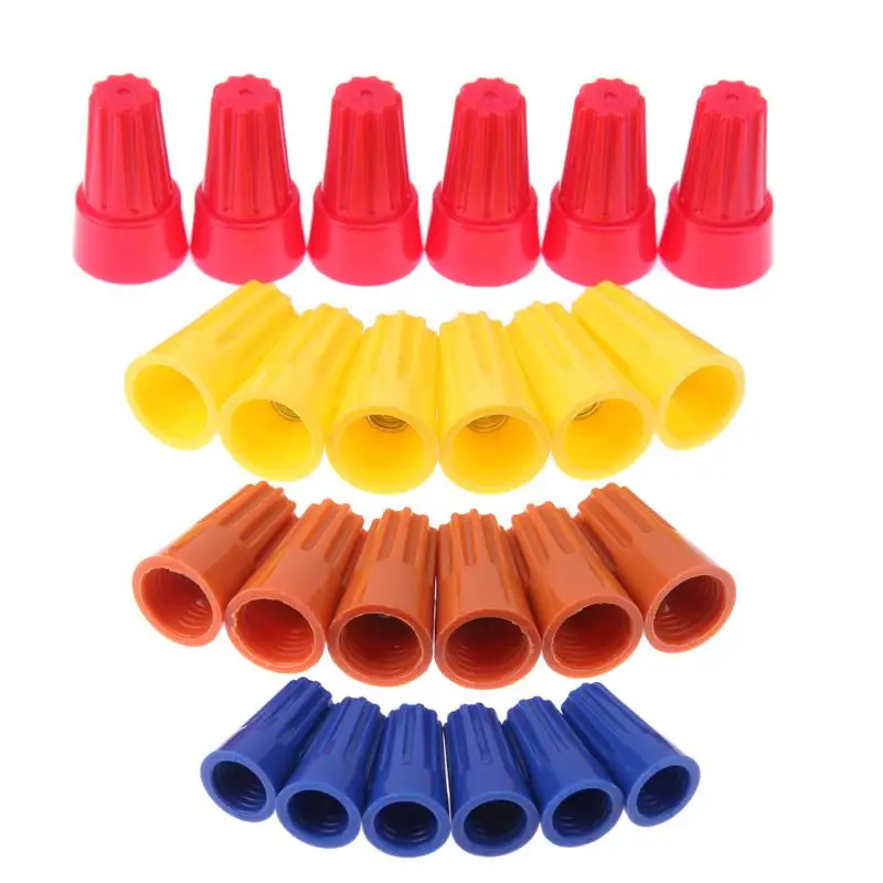 

70pcs Electrical Wire Connector Terminal Assorted Wire Rotating Nut Cap Kit Closed End Crimp Electrical Terminals Connect Cap