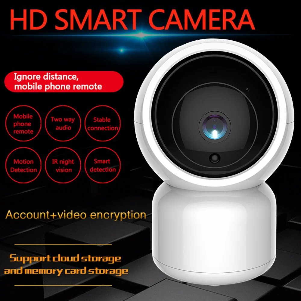 1080P Full HD IP Камера WiFi PTZ Домашняя безопасность Камера двухканальный приём звука на расстоянии до 20 м ИК Ночное видение оповещение при обнаружении движения Камеры скрытого видеонаблюдения
