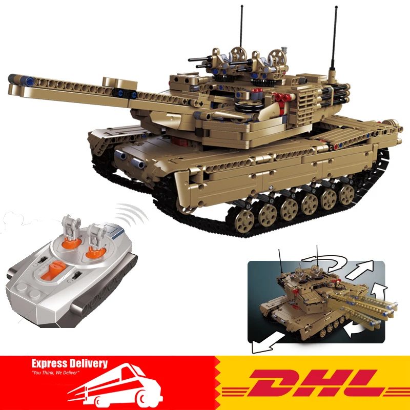 

Lepin 20070 Military War Series 1572Pcs The Remote Control Tank Set Building Blocks Bricks Educational Toys Pretty Birthday Gift
