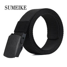 Automatic Buckle Nylon Belt Male Army Tactical Belt Mens Military Waist Canvas Belts Cummerbunds High Quality Strap