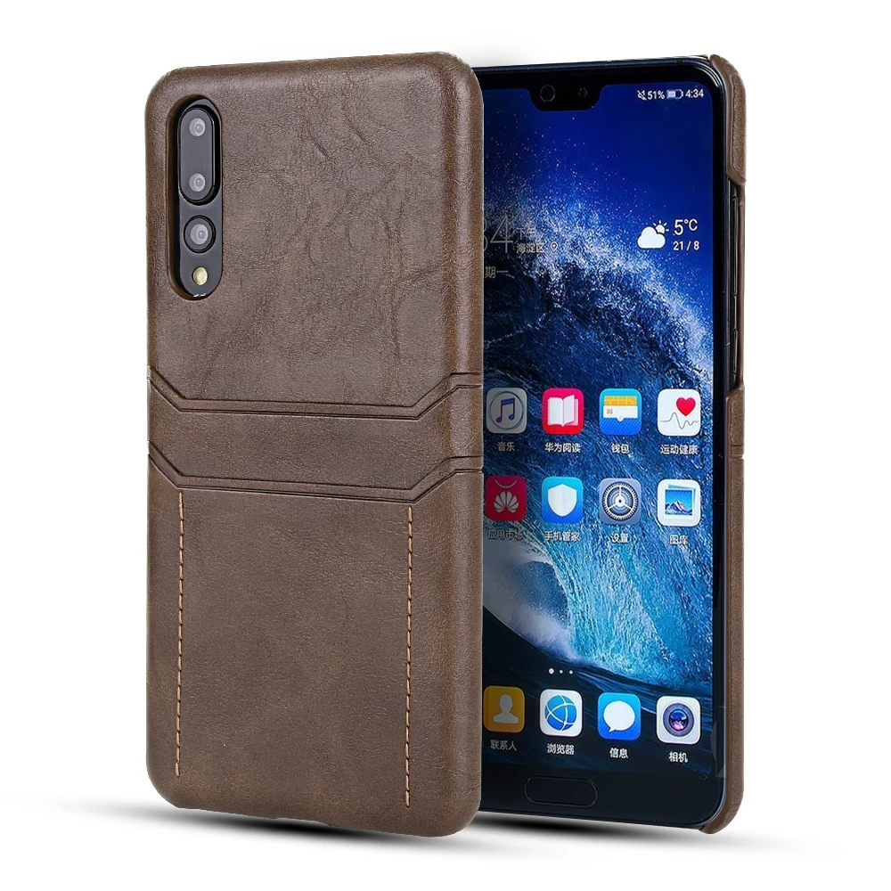 For Huawei P20 Retro Case Fabric Leather Case For huawei p20 pro Back