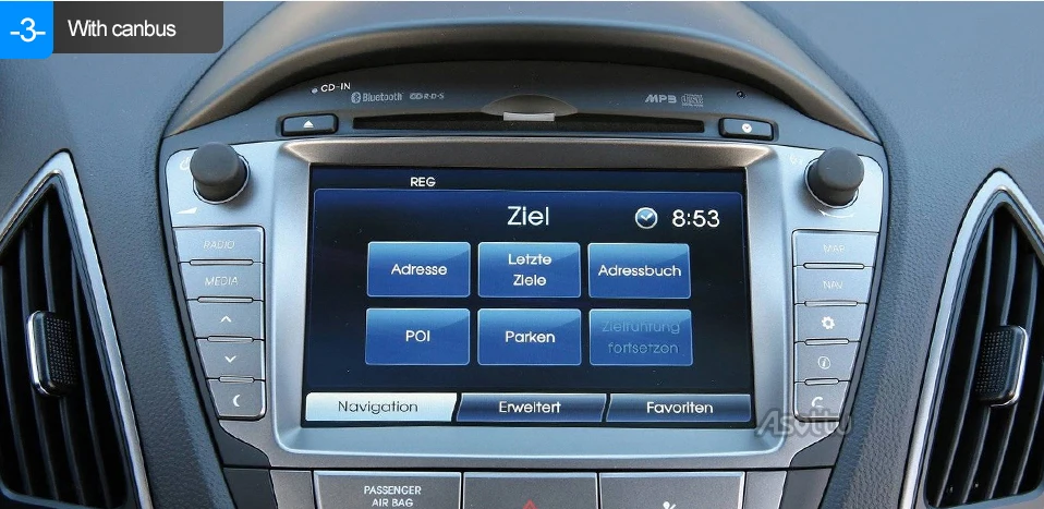 Asottu ZIX357060 Android 7,1 2G+ 32G для hyundai IX35 Tucson 2011 2012 2013 gps навигация 2 din Автомобильный dvd-плеер gps Радио стерео