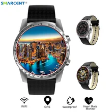 New 3G KW99 Android 5.1 Bluetooth Smart Watch MTK6580 8GB SIM WIFI Phone GPS Heart Rate Monitor Wearable Devices