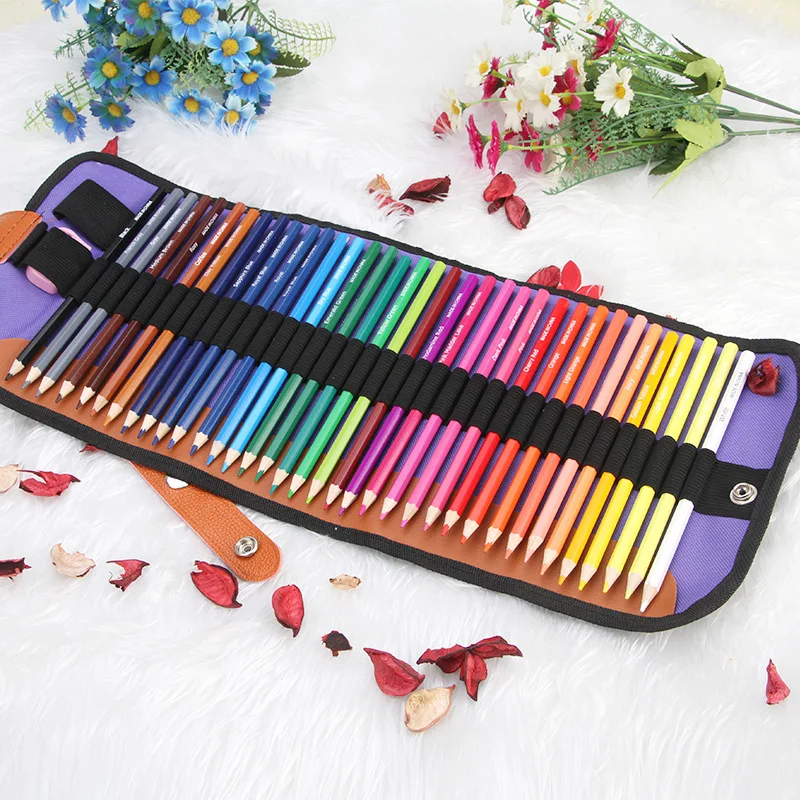 

colour pencil Environmental Protection 3.0 Colored Core 36 Colored Canvas Roll Curtain Painting and Graffiti Special Purpose