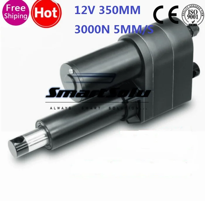 

Free 12V 350mm stroke 3000N micro linear actuator electric linear actuator TV lift high speed linear actuator