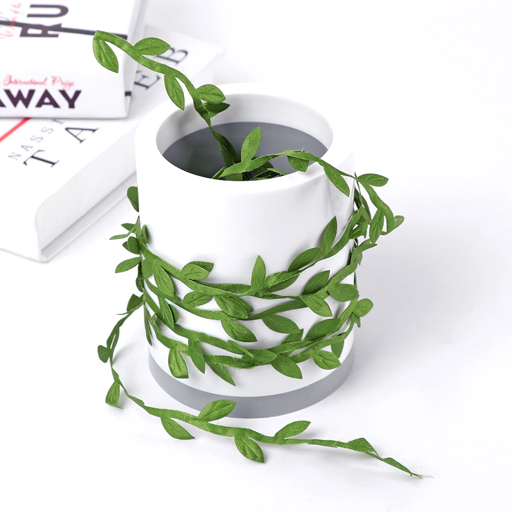 20M Silk Leaf Artificial Green Leaves Decor DIY Wreath Gift Craft Flowers