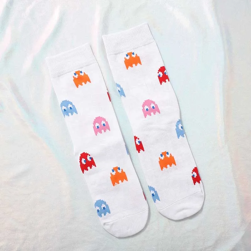 Neue-Baumwolle-m-nner-frauen-Crew-Socken-Lustige-Harajuku-Nette-Neuheit-Cartoon-sloth-Super-Mario-Weihnachten(24)