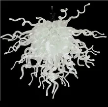 Wedding Decoration Chihuly Glass Art Chandelier Modern Hand Blown White Glass Crystal Chandelier Light Wedding Decoration Chihuly Glass Art Chandelier Modern Hand Blown White Glass Crystal Chandelier Light