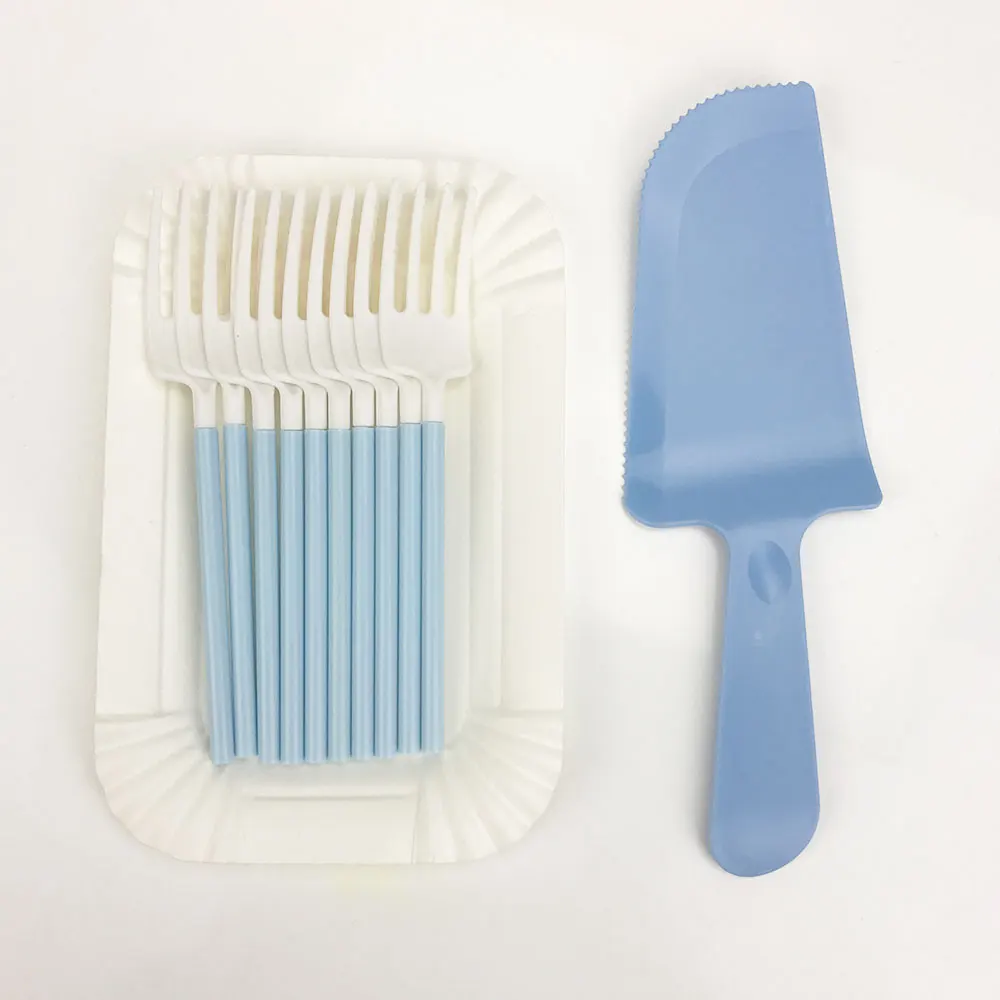 Одноразовый набор тарелок для торта 21 шт./компл.|cake supplies|tableware setfavors shower |