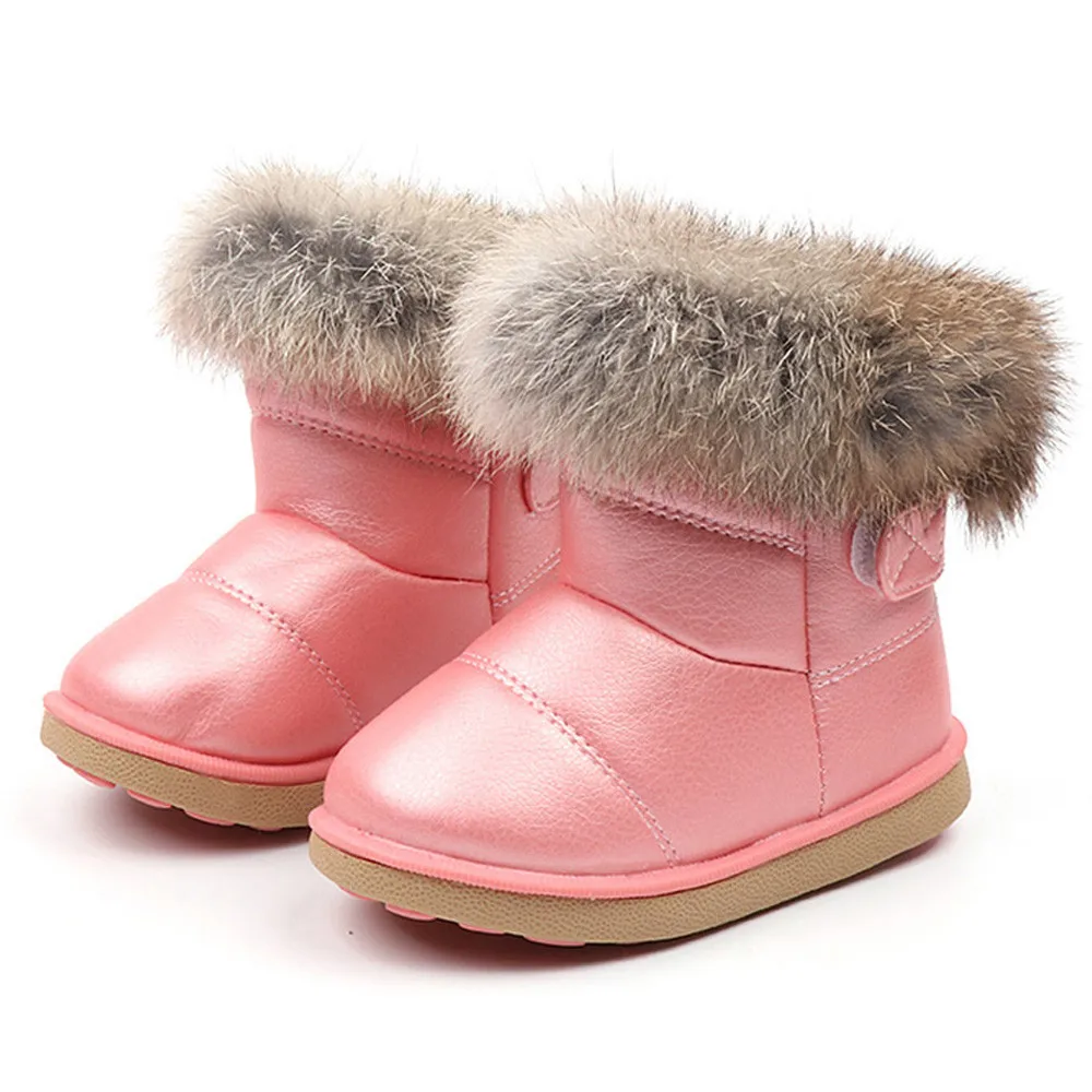 Лидер продаж; детская обувь; зимние ботинки; Детские кожаные зимние ботинки для маленьких мальчиков и девочек; теплая зимняя обувь; ботинки для маленьких детей