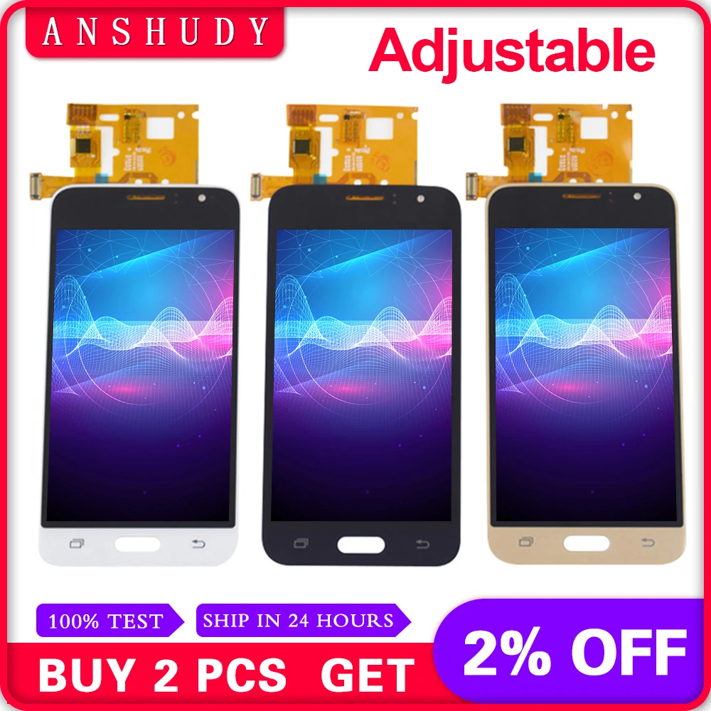 

4.5" Unadjustable For Samsung Galaxy J1 2016 J120F J120H J120M J120 LCD Display Touch Screen Digitizer Sensor Assembly