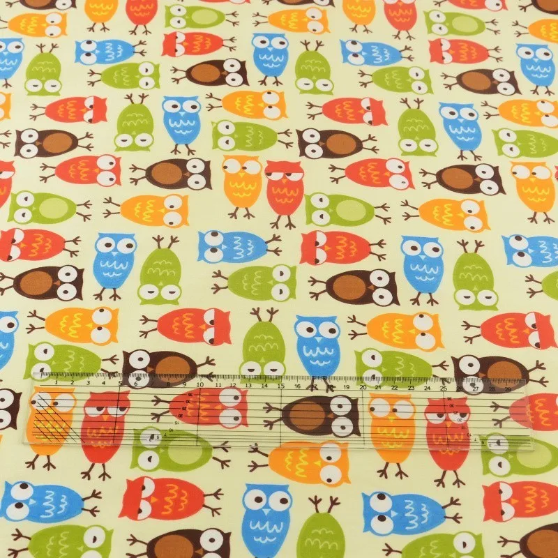 Booksew, 40x50 см, хлопок, ткань Telas Tissu, мультфильм, животные, цветы, серия, Анкара, ткань, подушка, одеяла, сделай сам, пэчворк, для детей - Цвет: 40x50cm