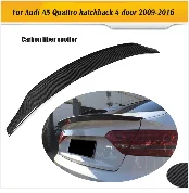 Углеродного волокна передний бампер спойлер крыло с боковыми диффузор сплиттер для Audi A5 Стандартный 2 4 двери 2008-2011 не Sline S5