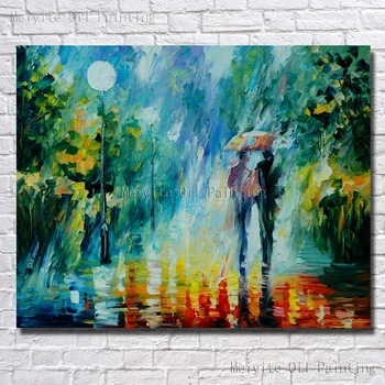 

Cheap Modern High Quality Handmade Abstract Modern Landscape Oil Painting on Canvas Wall Pictures Home Decoration no Framed