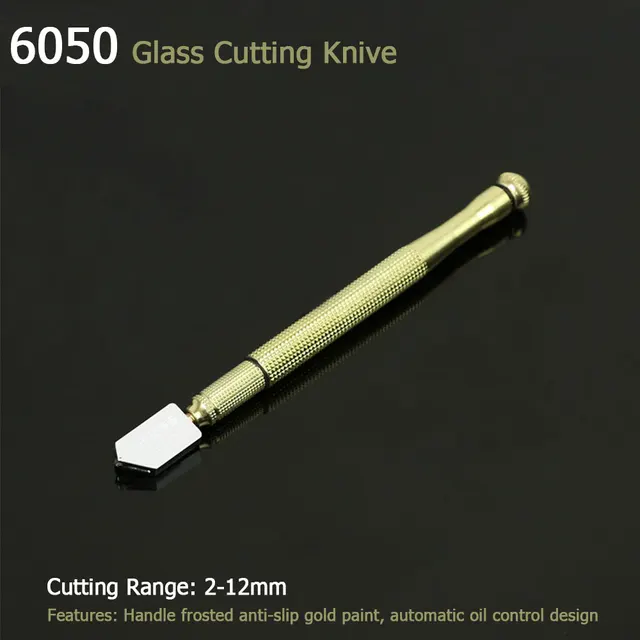 6050 Glass cutting knive Glass breaking device Antislip Metal Handle