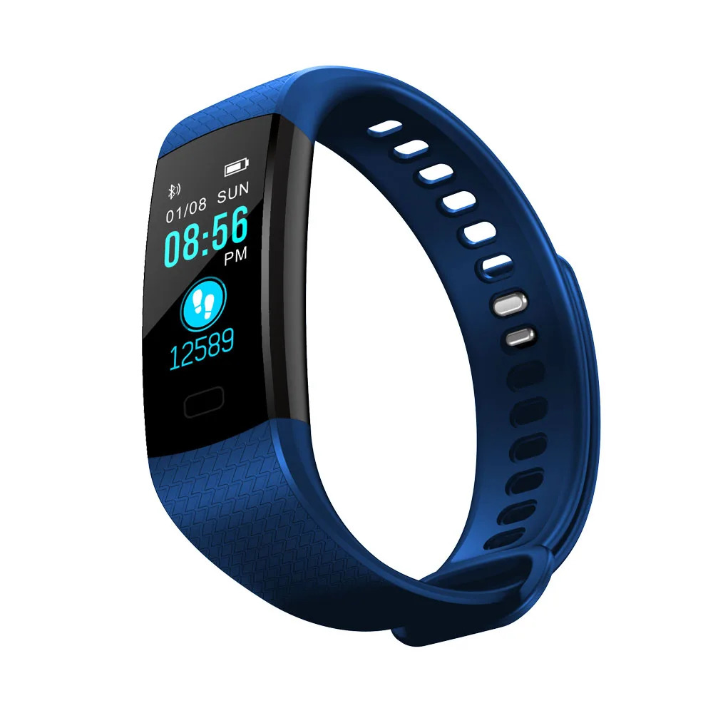 K4 Color Screen Smart Wristband Sports Bracelet Heart Rate Blood Pressure Monitor Fitness Tracker for Samsung Galaxy Note 8 5 4