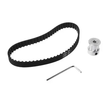 

10T 5mm Hole Synchronization Wheel+Timing Belt For Electric Drill No Power Spindle Assembly DIY Woodworking Cutting Grinding