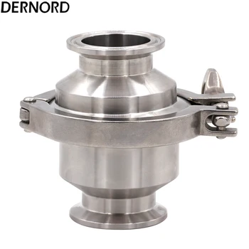 

DERNORD Sanitary Check Valve 1.5'' Tri Clamp Type Ferrule OD 50.5mm(35MM) SUS304 Fitting Tri Clover Compatible Clamp for brewing
