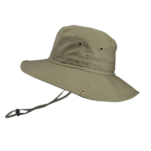 TACVASEN, летняя мужская шляпа Boonie, военные тактические снайперские шляпы, быстросохнущие солнцезащитные шляпы, армейская шляпа для охоты на рыбы, Панама, аксессуары для страйкбола - Цвет: Green