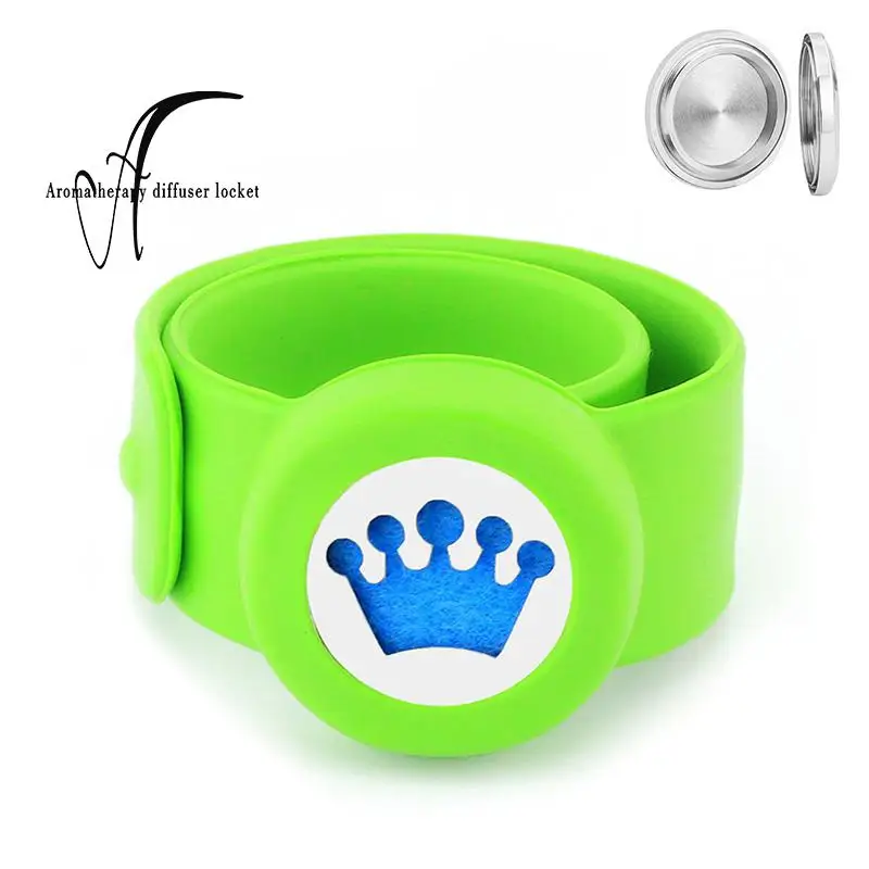 Twist Off Princess Crown Essential oil aromatherapy diffuser lockets Bracelet adjustable silicone perfume kid bracelet | Украшения и