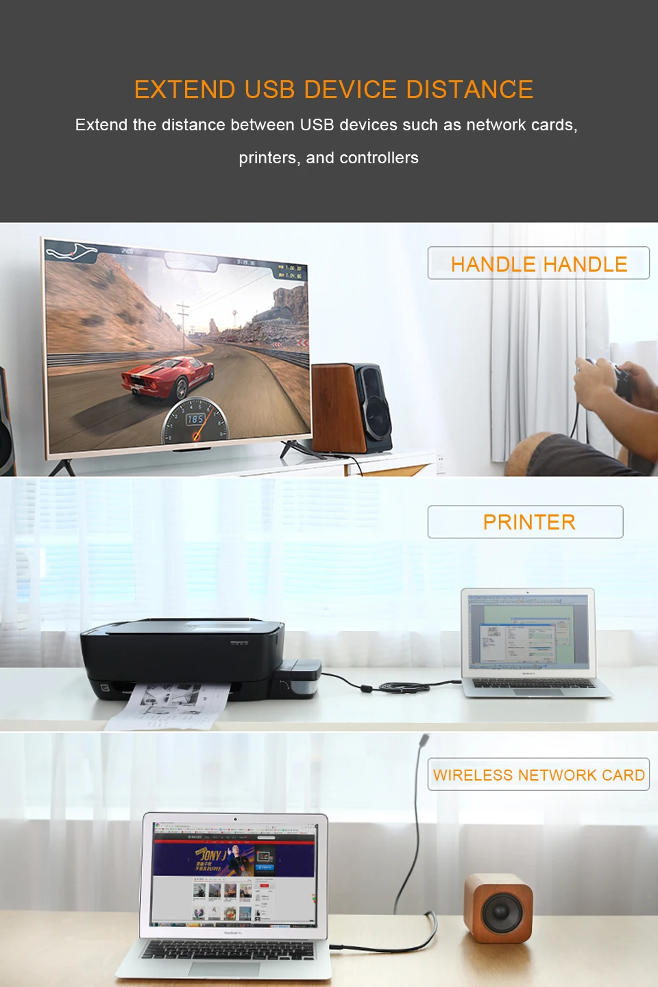 USB Extension Cable USB 2.0 Male to Female Extender cable Sync Cable for Computer PC Adapter Connector USB Extended Cable (7)