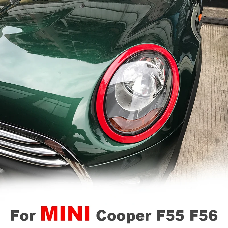 Накладка на задний фонарь для Mini Cooper F55 F56, задние фары, головные фары, обода, Защитные Чехлы, украшения, автомобильные аксессуары