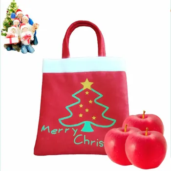 

20pcs/lot Cute Christmas Candy Gift Bags Cookie Packaging Bags Party Handbag Merry Christmas Storage Package 30%off