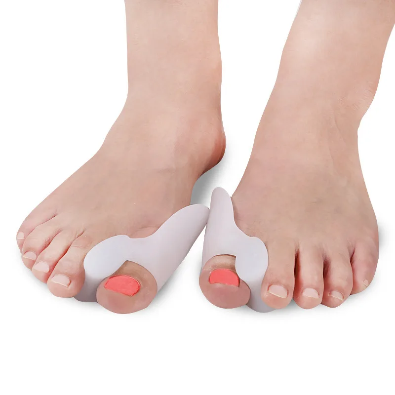 NEW 1Pair Silicon Toe Separators Toe Corrector Stretchers Bunion