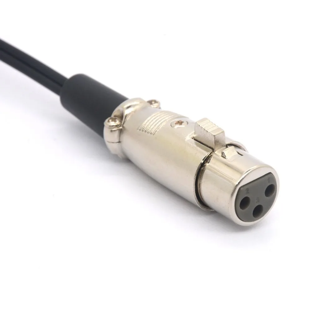 Кабель разветвитель XLR RCA Y кабель переходник со штекером 1 типа мама на 2 папа