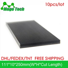 Светодиодный алюминиевый радиатор в виде пластины растут свет радиатор охлаждение Охладитель Fit транзистор IC теплопроводность светодиодный радиатор Электроника