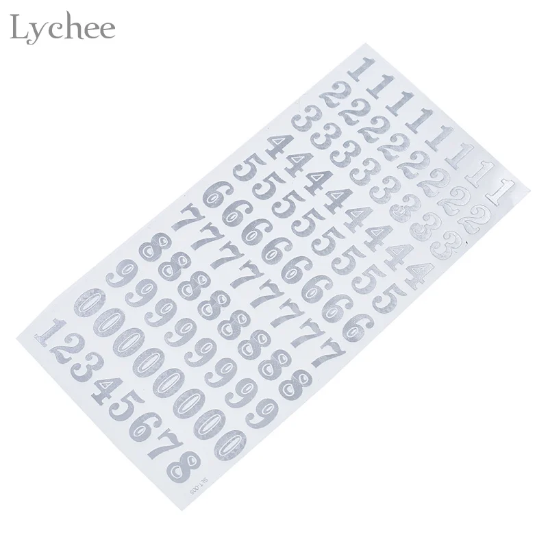 Lychee Life ПВХ наклейка для скрапбукинга рукоделия номер буквы самоклеющаяся s