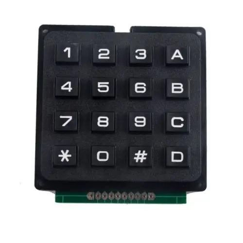 Матричный модуль клавиатуры 4x4 используется ключ PIC AVR Stamp Sml 4*4 пластиковый
