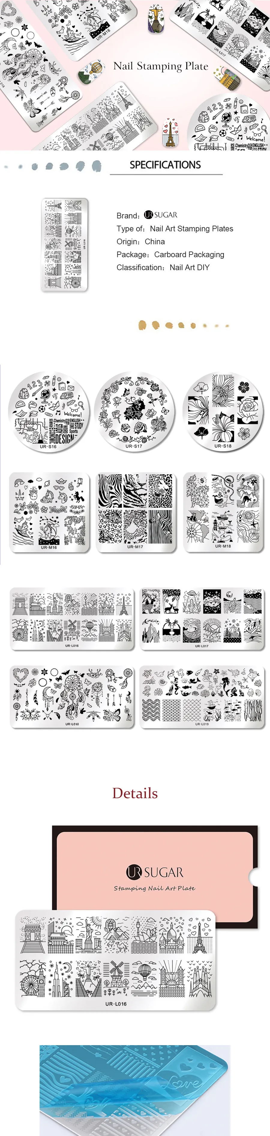 Dreamcatcher Floral Nail Stamping Plates