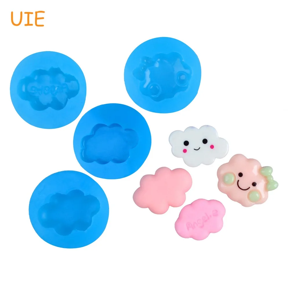

PYL299U,PYL410U,PYL488U,PYL672U Smiling Face Cloud Silicone Mold DIY Handmade Jewelry Cabochon Resin Cookie Biscuit Icing Mold